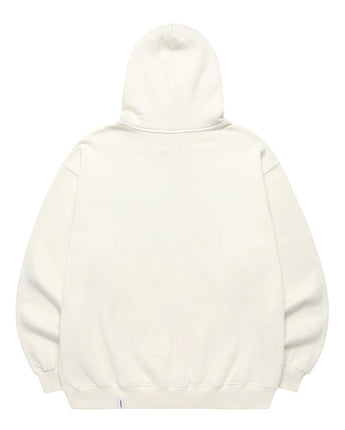 [MAHAGRID] [人気] COLLEGE LOGO HOODIE CREAM - コクモト KOCUMOTO