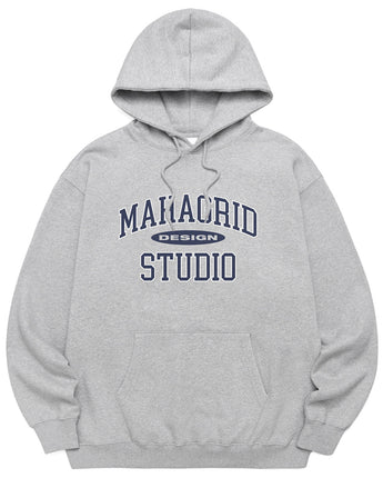 [MAHAGRID] [人気] COLLEGE LOGO HOODIE GREY - コクモト KOCUMOTO