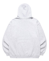 [MAHAGRID] [人気] COLLEGE LOGO HOODIE LIGHT GREY - コクモト KOCUMOTO