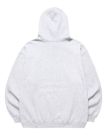 [MAHAGRID] [人気] COLLEGE LOGO HOODIE LIGHT GREY - コクモト KOCUMOTO