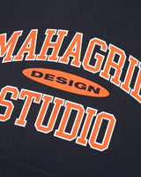 [MAHAGRID] [人気] COLLEGE LOGO HOODIE NAVY - コクモト KOCUMOTO