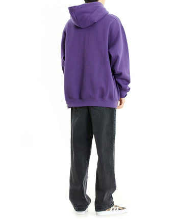 [MAHAGRID] [人気] COLLEGE LOGO HOODIE PURPLE - コクモト KOCUMOTO