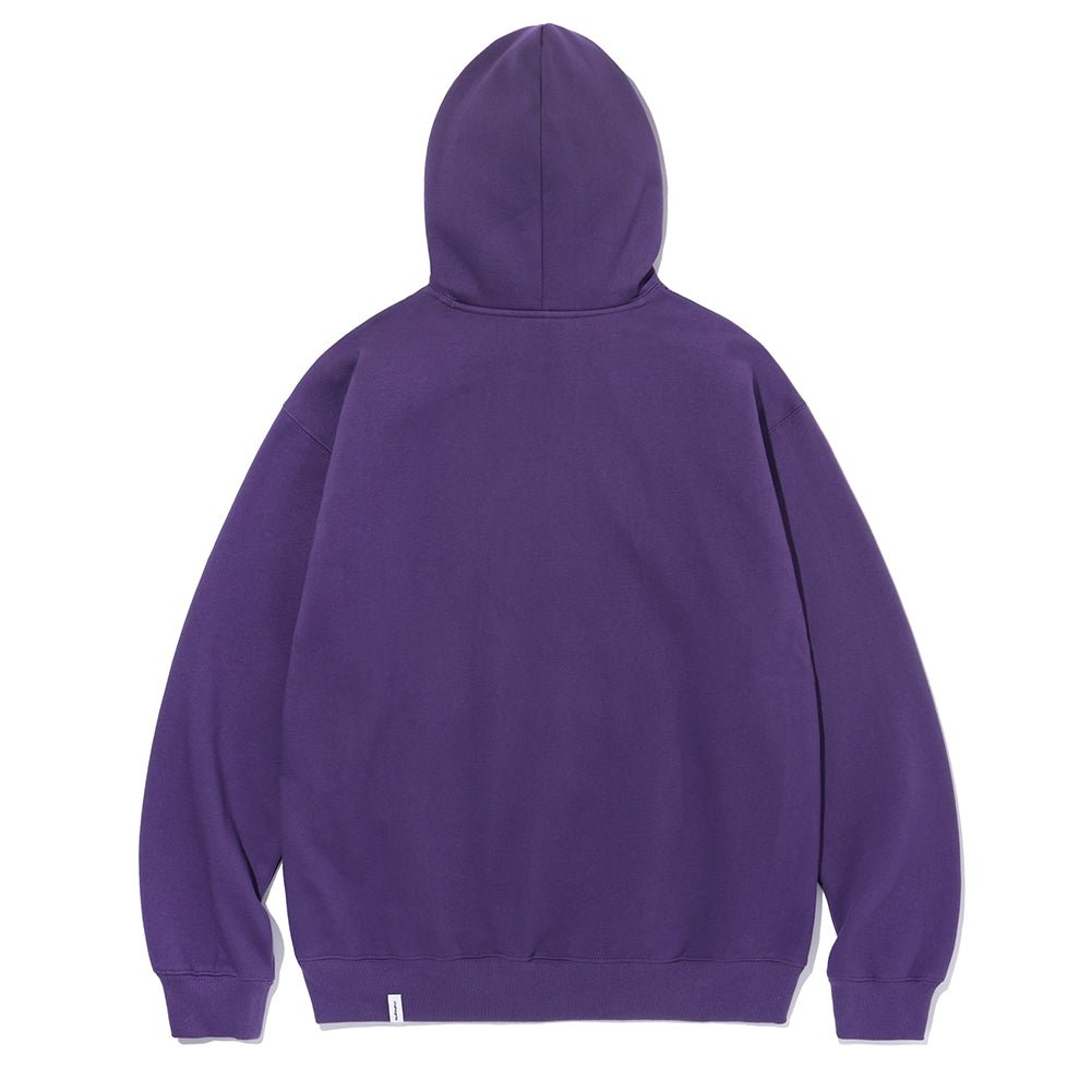 [MAHAGRID] [人気] COLLEGE LOGO HOODIE PURPLE - コクモト KOCUMOTO