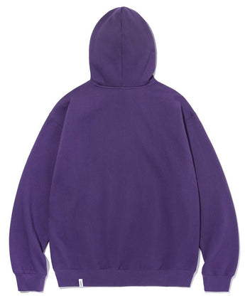 [MAHAGRID] [人気] COLLEGE LOGO HOODIE PURPLE - コクモト KOCUMOTO