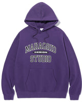 [MAHAGRID] [人気] COLLEGE LOGO HOODIE PURPLE - コクモト KOCUMOTO