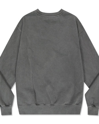 [MAHAGRID] [人気] DON’T PANIC PIGMENT SWEATSHIRT CHARCOAL - コクモト KOCUMOTO