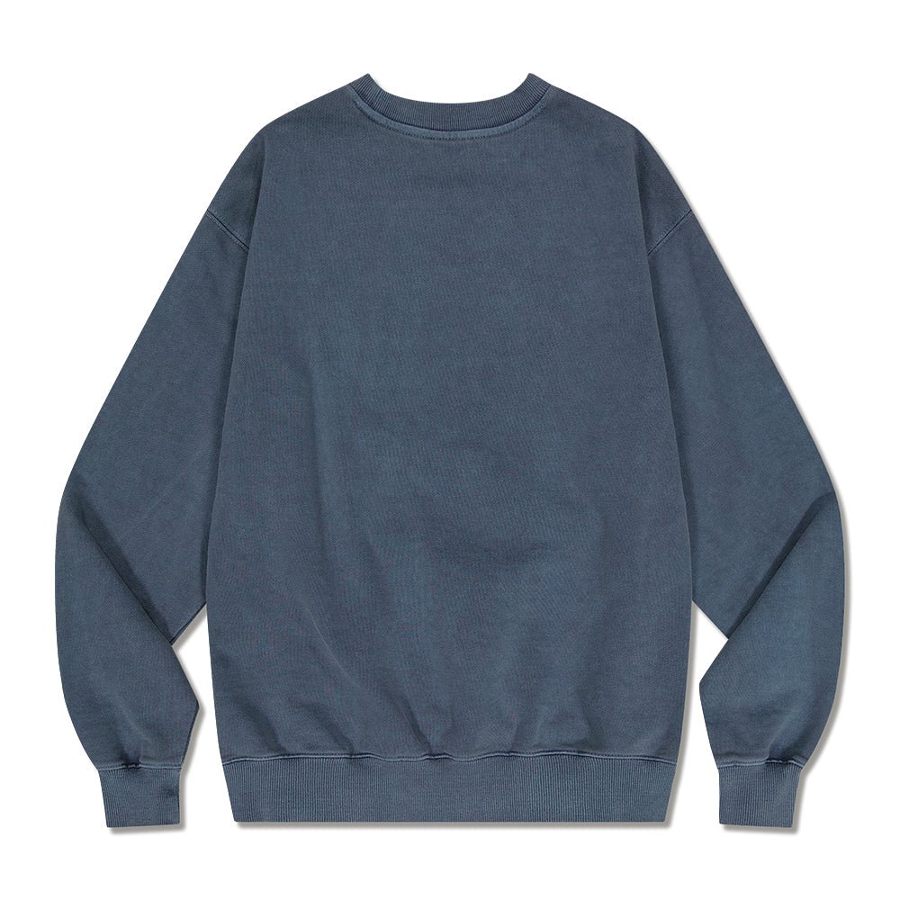 [MAHAGRID] [人気] DON’T PANIC PIGMENT SWEATSHIRT NAVY - コクモト KOCUMOTO