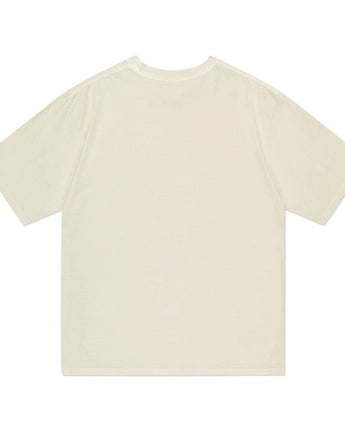 [MAHAGRID] DON’T PANIC PIGMENT TEE BEIGE - コクモト KOCUMOTO