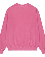 [MAHAGRID] [SEVENTEEN MINGYU着用] 23F/W LOVE PUNK PIGMENT SWEATSHIRT PINK - コクモト KOCUMOTO