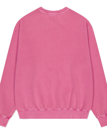 [MAHAGRID] [SEVENTEEN MINGYU着用] 23F/W LOVE PUNK PIGMENT SWEATSHIRT PINK - コクモト KOCUMOTO