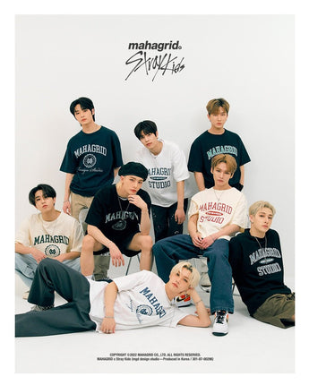 [MAHAGRID X Stray Kids] 2022SS ASIC LOGO TEE [3色] - コクモト KOCUMOTO