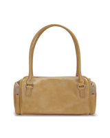 [MATIN KIM] 2023F/W VINTAGE LEATHER BOSTON BAG IN BEIGE - コクモト KOCUMOTO