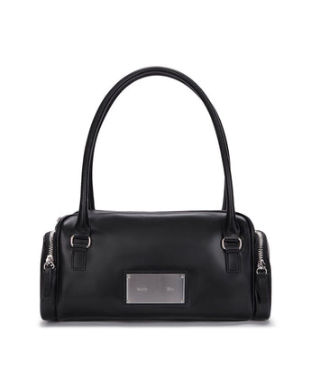 [MATIN KIM] 2023F/W VINTAGE LEATHER BOSTON BAG IN BLACK - コクモト KOCUMOTO