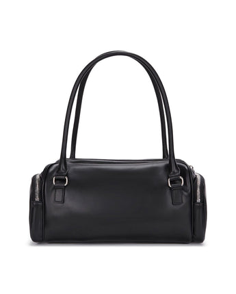 [MATIN KIM] 2023F/W VINTAGE LEATHER BOSTON BAG IN BLACK - コクモト KOCUMOTO