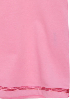 [MATIN KIM] 23 F/W DOUBLE LINE LOGO STITCH CROP TOP IN PINK - コクモト KOCUMOTO