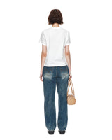 [MATIN KIM] 23 F/W THIN TYPO STANDARD TOP IN WHITE - コクモト KOCUMOTO