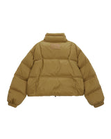 [MATIN KIM] 23F/W HIGH NECK CLASSIC CROP PUFFER DOWN JUMPER IN CAMEL - コクモト KOCUMOTO