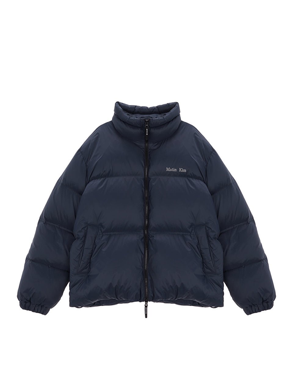 [MATIN KIM] 23F/W HIGH NECK CLASSIC PUFFER DOWN JUMPER IN NAVY - コクモト KOCUMOTO