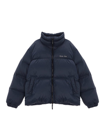 [MATIN KIM] 23F/W HIGH NECK CLASSIC PUFFER DOWN JUMPER IN NAVY - コクモト KOCUMOTO