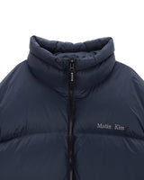 [MATIN KIM] 23F/W HIGH NECK CLASSIC PUFFER DOWN JUMPER IN NAVY - コクモト KOCUMOTO