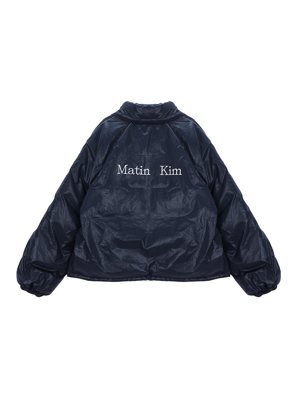 [MATIN KIM] 23F/W MATIN LOGO COATING DOWN JUMPER IN NAVY - コクモト KOCUMOTO