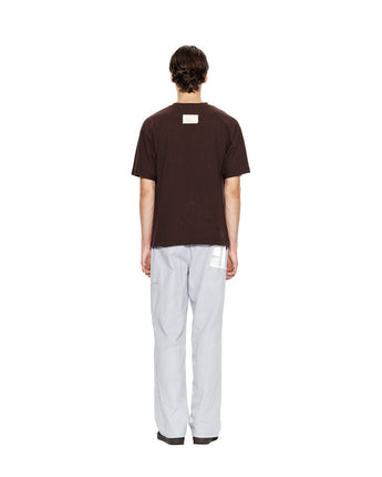 [MATIN KIM] 23F/W MATIN NOSTALGIC LETTERING TOP IN BROWN - コクモト KOCUMOTO