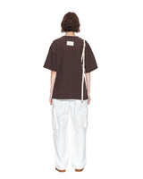 [MATIN KIM] 23F/W MATIN NOSTALGIC LETTERING TOP IN BROWN - コクモト KOCUMOTO