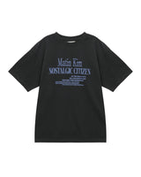 [MATIN KIM] 23F/W MATIN NOSTALGIC LETTERING TOP IN CHARCOAL - コクモト KOCUMOTO