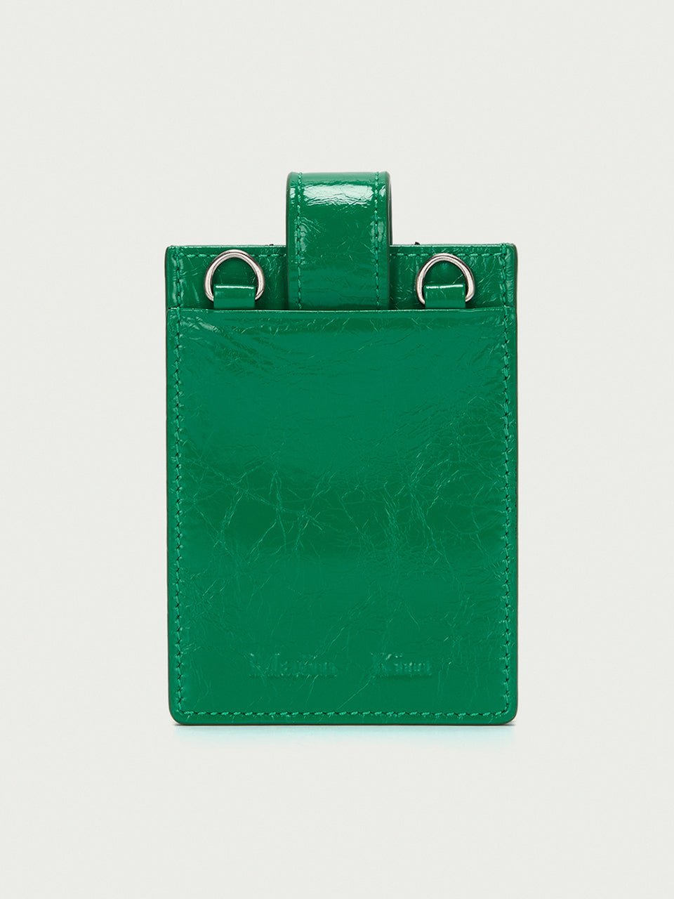 [MATIN KIM] [韓国人気] ACCORDION NECKLACE WALLET IN GREEN - コクモト KOCUMOTO