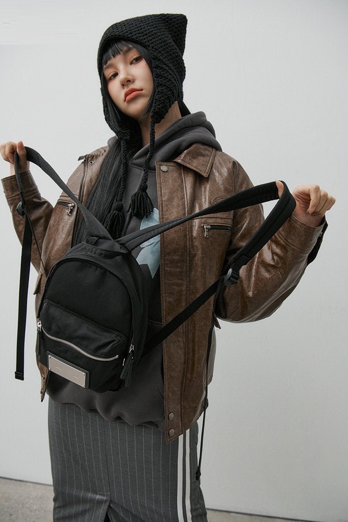 [MATIN KIM] BABY CARGO ALLDAY BACK PACK IN BLACK (MK2377BG044M0BB) 女性バッグ ミニバッグ - コクモト KOCUMOTO