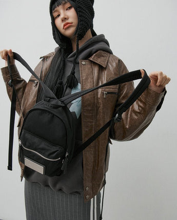 [MATIN KIM] BABY CARGO ALLDAY BACK PACK IN BLACK (MK2377BG044M0BB) 女性バッグ ミニバッグ - コクモト KOCUMOTO