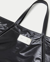 [MATIN KIM] [韓国人気] BIG COATING TOTE BAG IN BLACK - コクモト KOCUMOTO