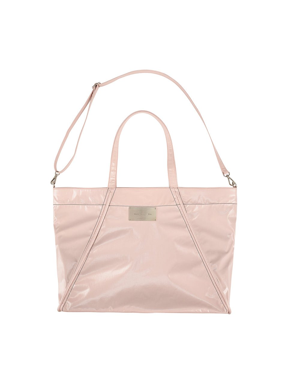 [MATIN KIM] [韓国人気] BIG COATING TOTE BAG IN PINK - コクモト KOCUMOTO