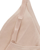 [MATIN KIM] [韓国人気] LOGO BAND TRIANGLE BRA IN BEIGE - コクモト KOCUMOTO