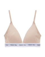 [MATIN KIM] [韓国人気] LOGO BAND TRIANGLE BRA IN BEIGE - コクモト KOCUMOTO