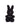 [MATIN KIM] [韓国人気] MATIN BLACK BUNNY TOY KEYRING IN BLACK - コクモト KOCUMOTO