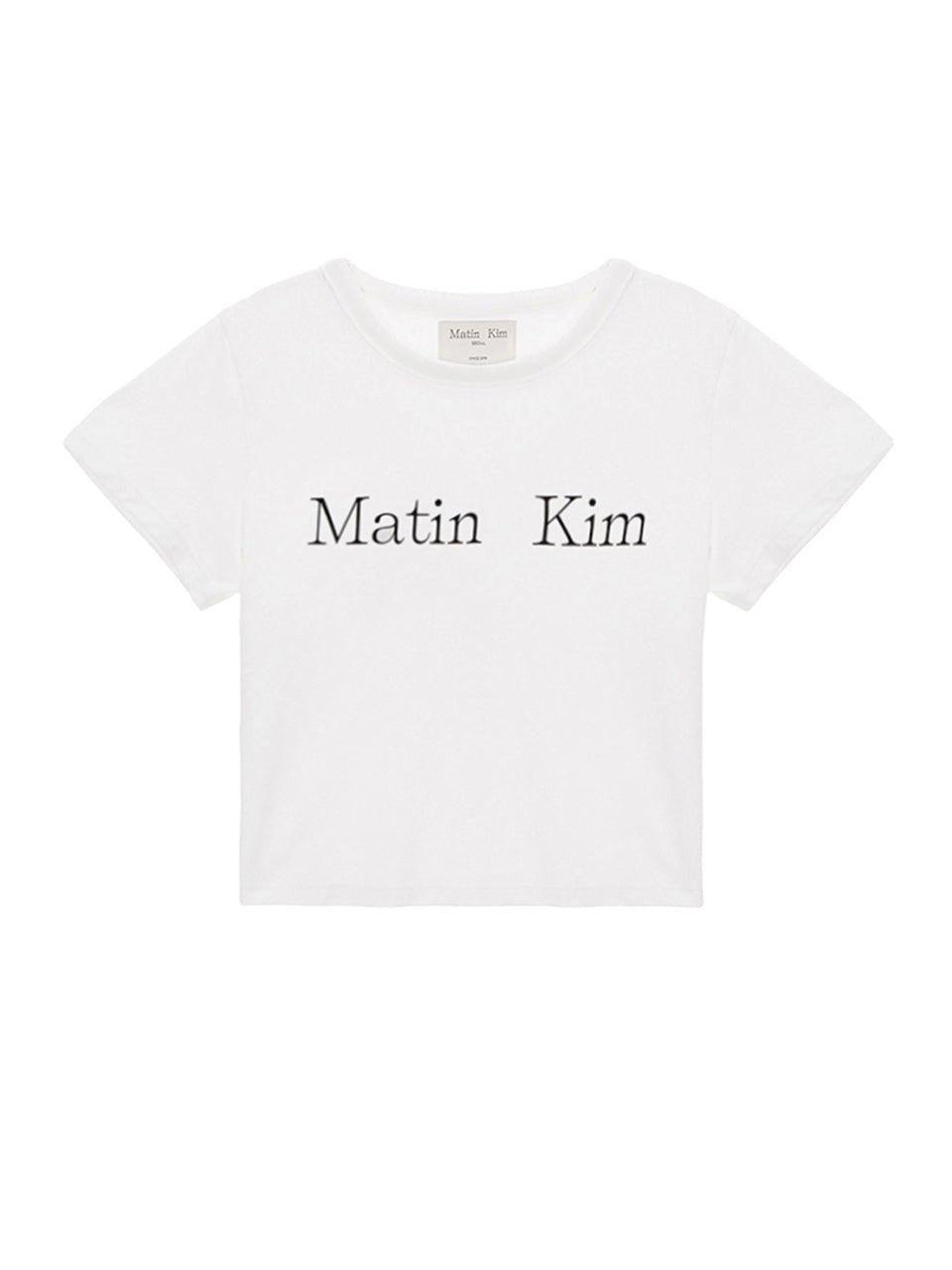 [MATIN KIM] [韓国人気] MATIN LOGO CROP TOP IN 7色 - コクモト KOCUMOTO