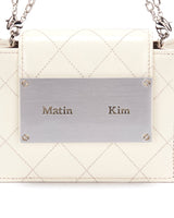 [MATIN KIM] [人気ミニバッグ] QUILTING ACCORDION MINI BAG IN IVORY - コクモト KOCUMOTO