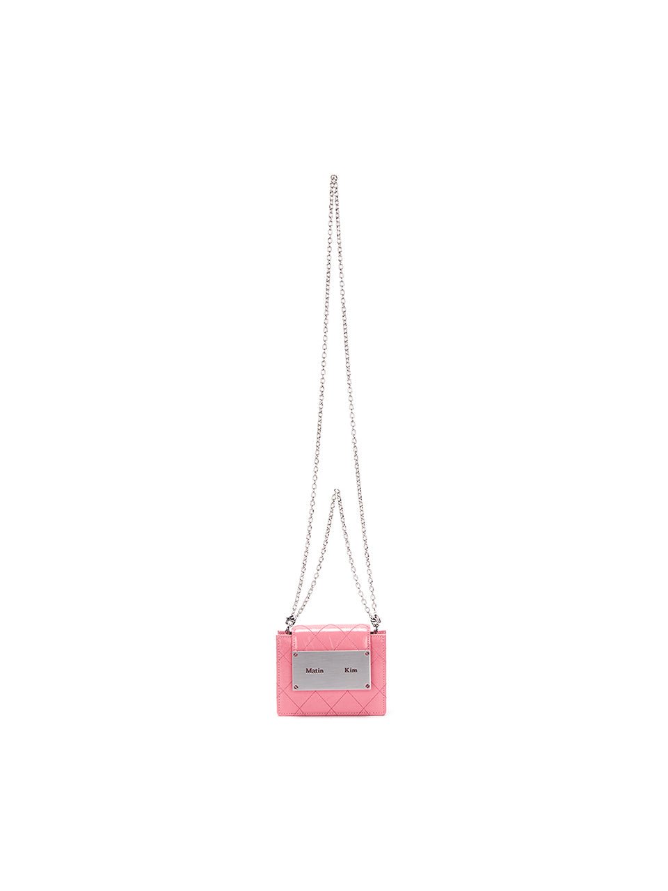 [MATIN KIM] [人気ミニバッグ] QUILTING ACCORDION MINI BAG IN PINK - コクモト KOCUMOTO