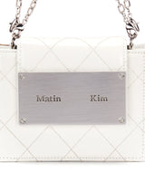 [MATIN KIM] [人気ミニバッグ] QUILTING ACCORDION MINI BAG IN WHITE - コクモト KOCUMOTO