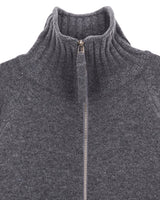 [MATIN KIM] SPELL POINT KNIT ZIP UP IN GREY (MK2211CD004M0GY) 男女共用 Cashmere - コクモト KOCUMOTO