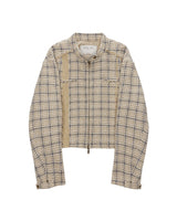 [MATIN KIM] [韓国人気] TWEED RACING JUMPER IN YELLOW - コクモト KOCUMOTO