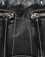 [MATIN KIM] [人気ミニバッグ] ZIPPER LEATHER SQUARE BAG IN BLACK - コクモト KOCUMOTO