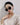 [MELACME] 偏光 BIG SIZE OVER ROUND SQUARE BLACK SUNGLASSES [UNISEX] - コクモト KOCUMOTO