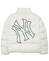 [MLB] Basic mega logo short padding NY (Cream) _ (3ADJB0436-50CRS) - コクモト KOCUMOTO