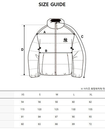 [MLB] Basic short padding NY (Black) _ (3ADJB0736-50BKS) - コクモト KOCUMOTO