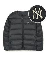 [MLB] Basic U-neck goose lightweight padding _NY (Black) (3ADJB1536-50BKS) グースダウン - コクモト KOCUMOTO