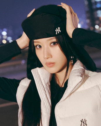 [MLB] EARFLAP TROOPER CAP_ NY (Black) (3AWMPC136-50BKS) かわいらしい帽子 防寒用品 - コクモト KOCUMOTO