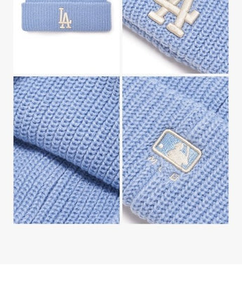 [MLB] New Jelly Beanie _ LA (Sky blue) ビーニー 男女共用 カップルアイテム ストリートファッション - コクモト KOCUMOTO