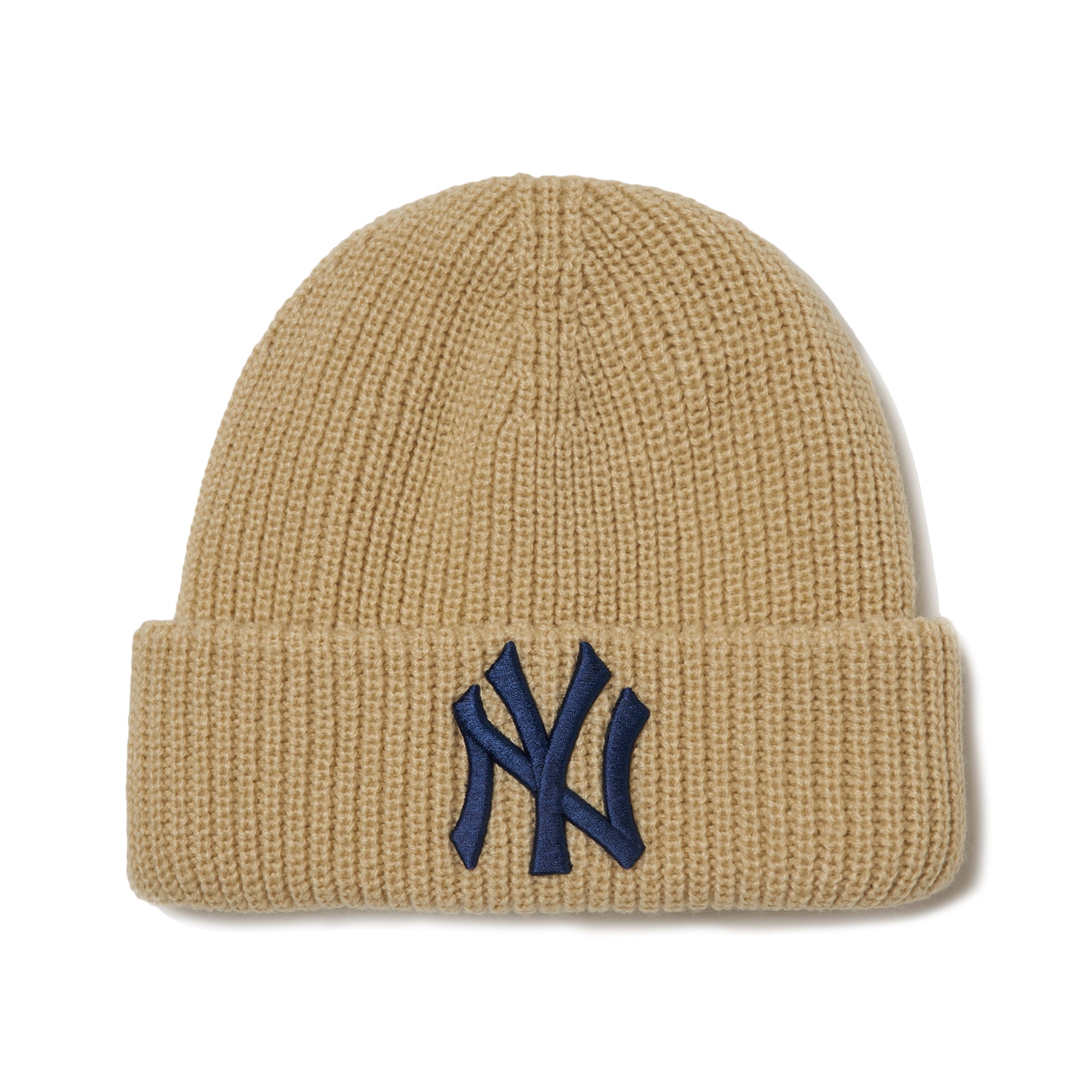 [MLB] New Jelly Beanie _ NY (Beige) ビーニー 男女共用 カップルアイテム ストリートファッション - コクモト KOCUMOTO